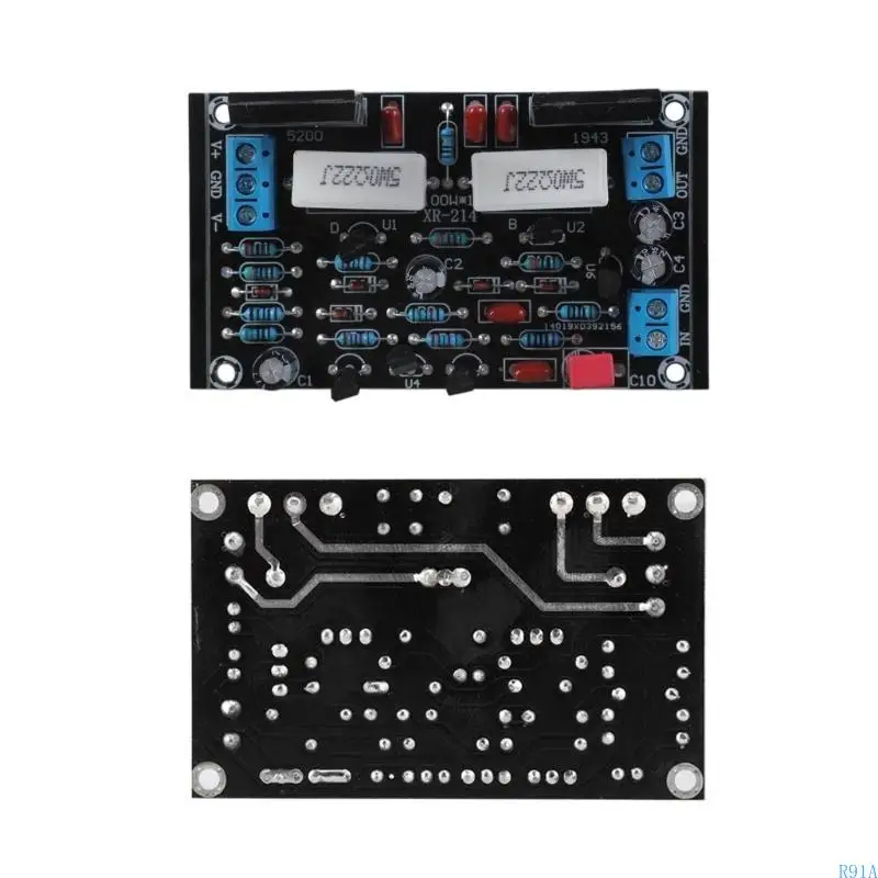R91A 2SC5200+2SA1943 MONO 100W Закончанная задняя сцену платы усилителя высокий моно