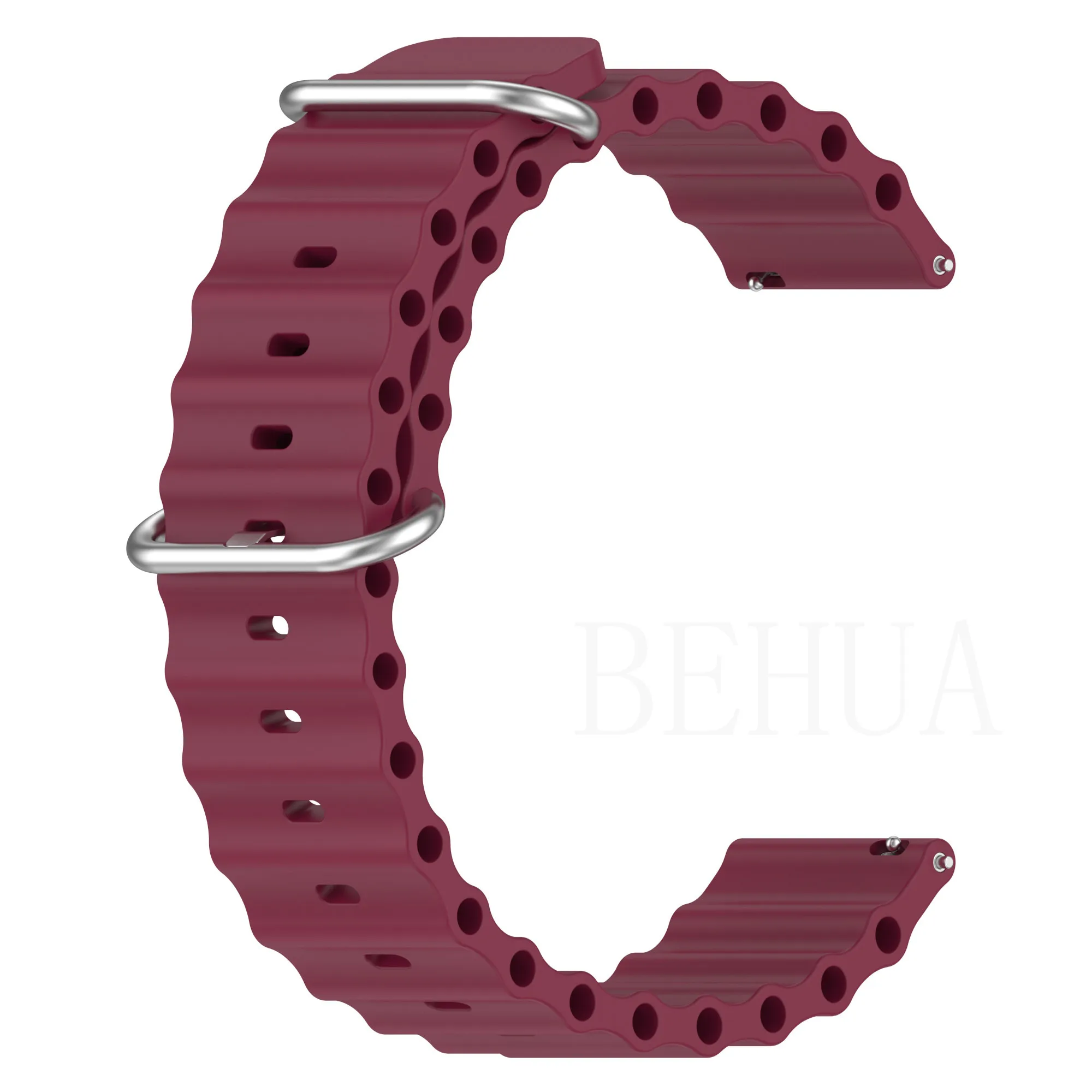20mm Watchband For Amazfit GTS 2 mini Strap GTS 4 mini GTR 3 Pro Strap Silicone 22MM Smart Wristband For Realme Watch 3 Bracelet image 5