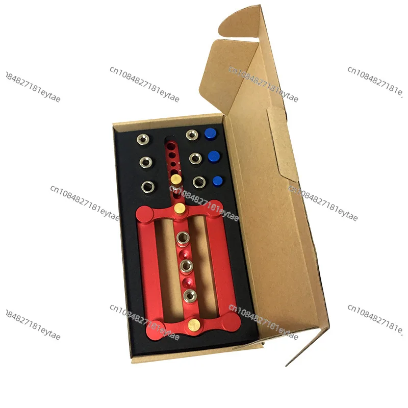 

Woodworking Straight Hole Locator Dowel Drilling Jig DIY Woodworking Drilling Tool for Round Hole Positioning