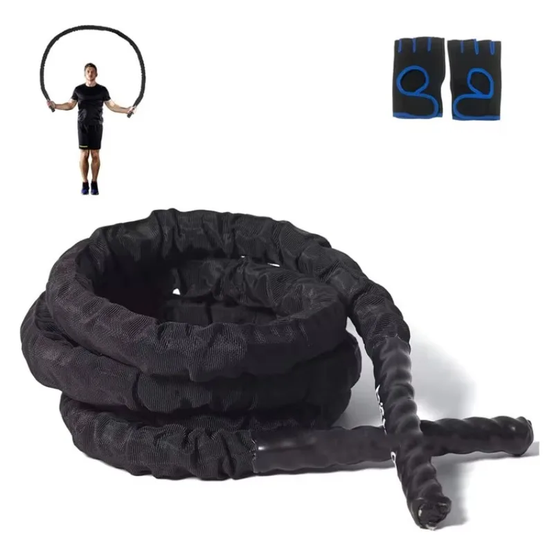 25mm*12m Hemp Battle Rope Home Gym Exercise Strength Training Rope
