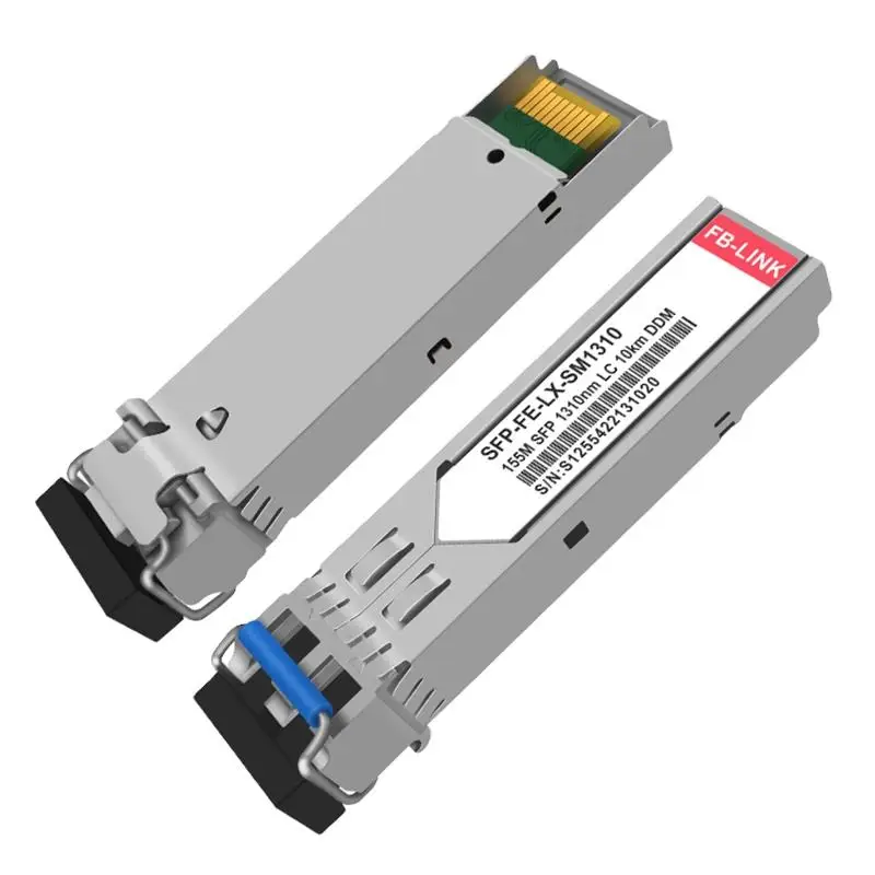 155M SFP+ 10KM 1310nm Single mode dual fiber module Compatible with Cisco Mikrotik Mellanox Switch