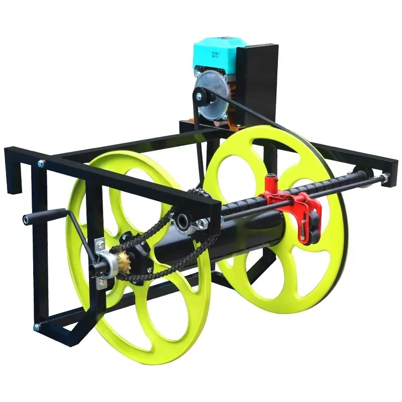 Pipe winding frame  Agricultural high‑pressure remote‑controlled electric pipe winding trailer sprayer