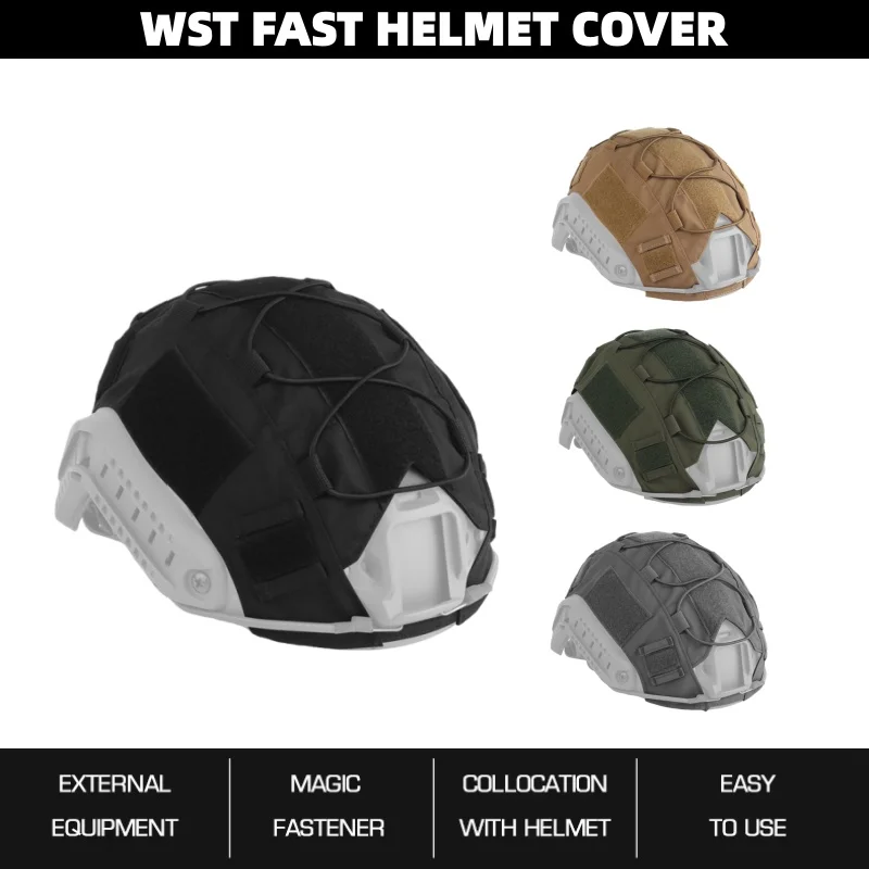 

Hunting-Grade Helmet Protective Cover | Camo & Solid Color Options | for Outdoor Sports & Airsoft