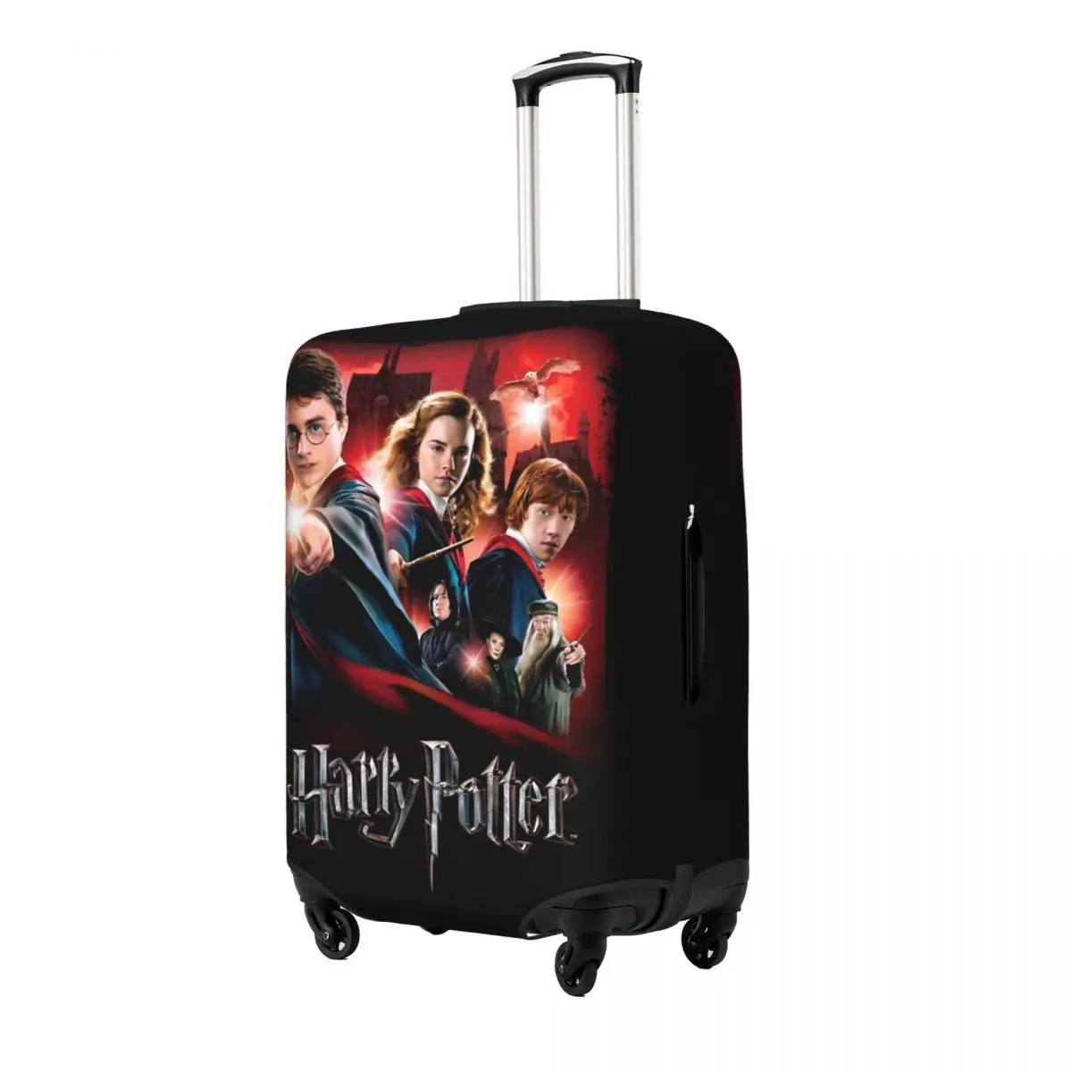 H-HARRY P-POTTER Movie Suitcase Cover Travel Protector Vacation Useful Luggage Case