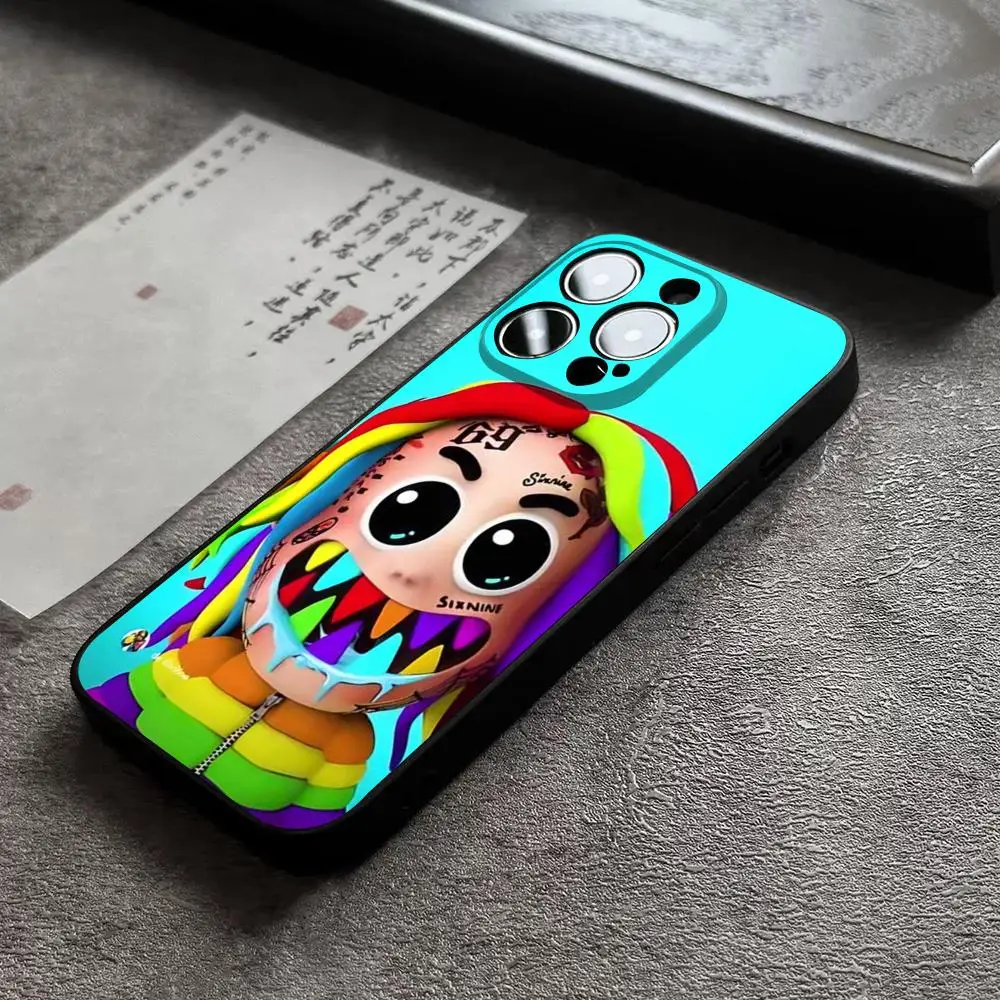 Tekashi 6ix9ine SixNine 69 Rapper Phone Case for 15 Pro Max iphone 14 Pro Max 12 13 Mini 11 Xr X Xs 8 7 Plus Silicone Back Cover