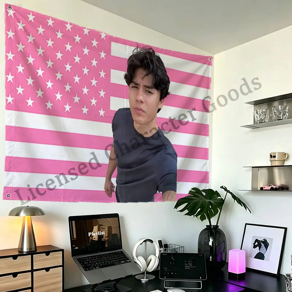 M-Miguel Mora Flag Trendy Printed Extra Large Size Festival Party Garden Decor Accessory Hanging
