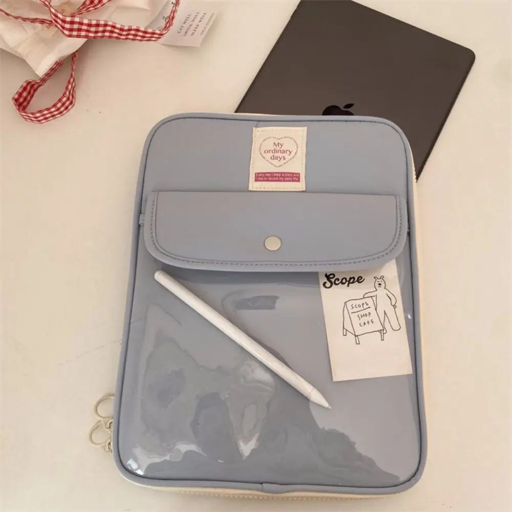 Cute 11 13 14 Inch Tablet Sleeve Bag Waterproof Candy Color Computer Storage Handbag Lightweight Portable Tablet Cover Girl