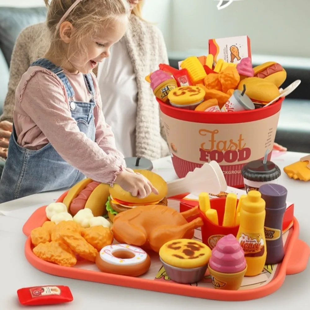 Simulação pizza cozinha brinquedos conjunto jogo de corte interativo fingir jogar casa acessórios comida brinquedos jogo de cozinha