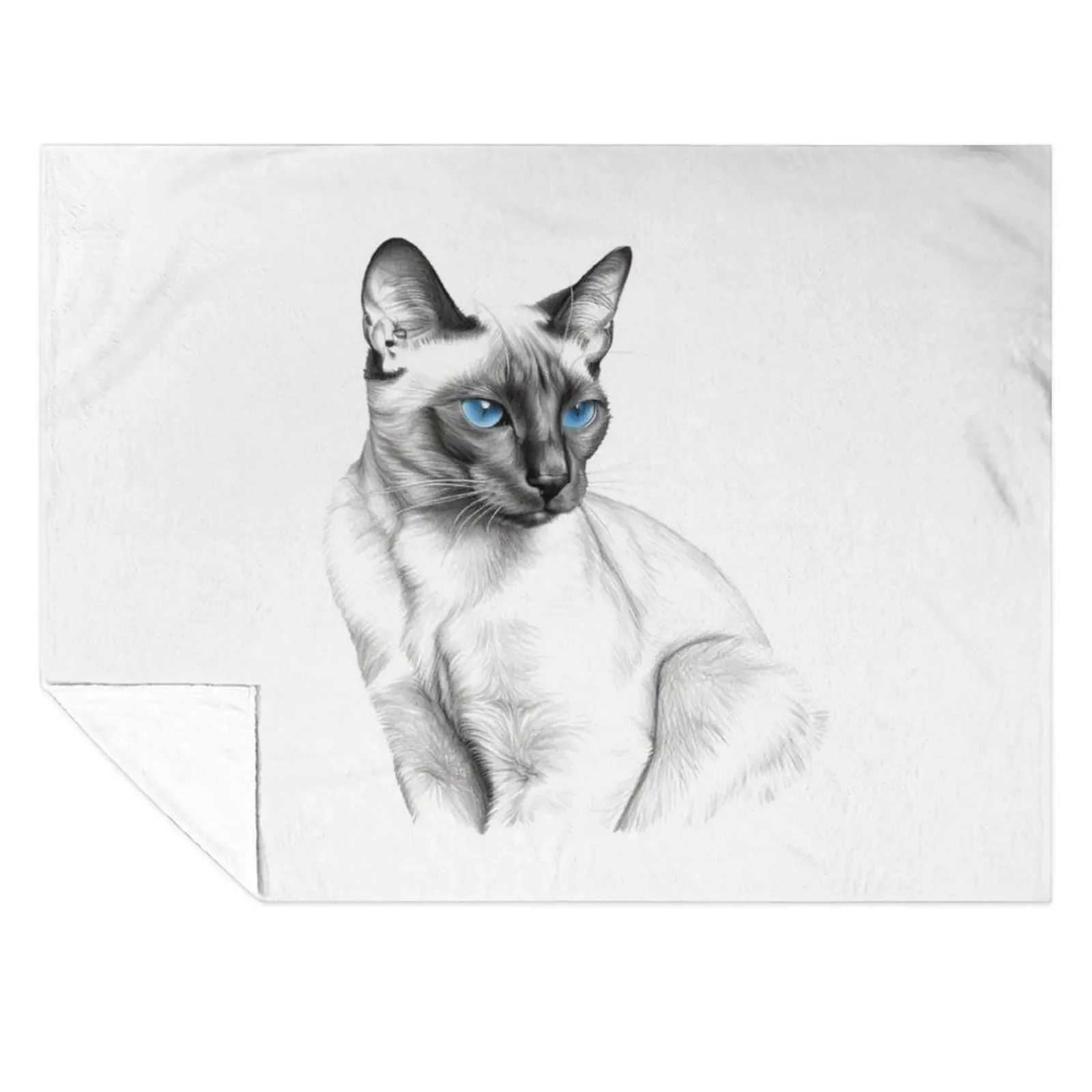 

Siamese cat, Thai cat Throw Blanket Designers decorative heavy to sleep Thins Blankets