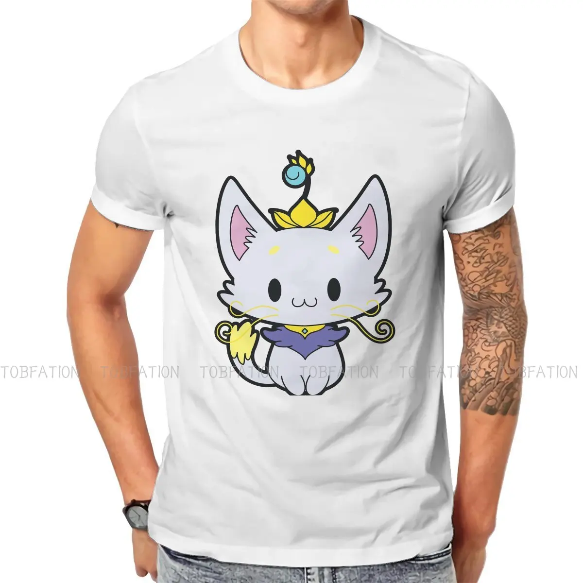 Camiseta de la Liga de Leyendas LOL Yuumi tri-blend para hombre, camiseta Vintage Grunge de algodón para adolescente, Tops Harajuku de cuello redondo