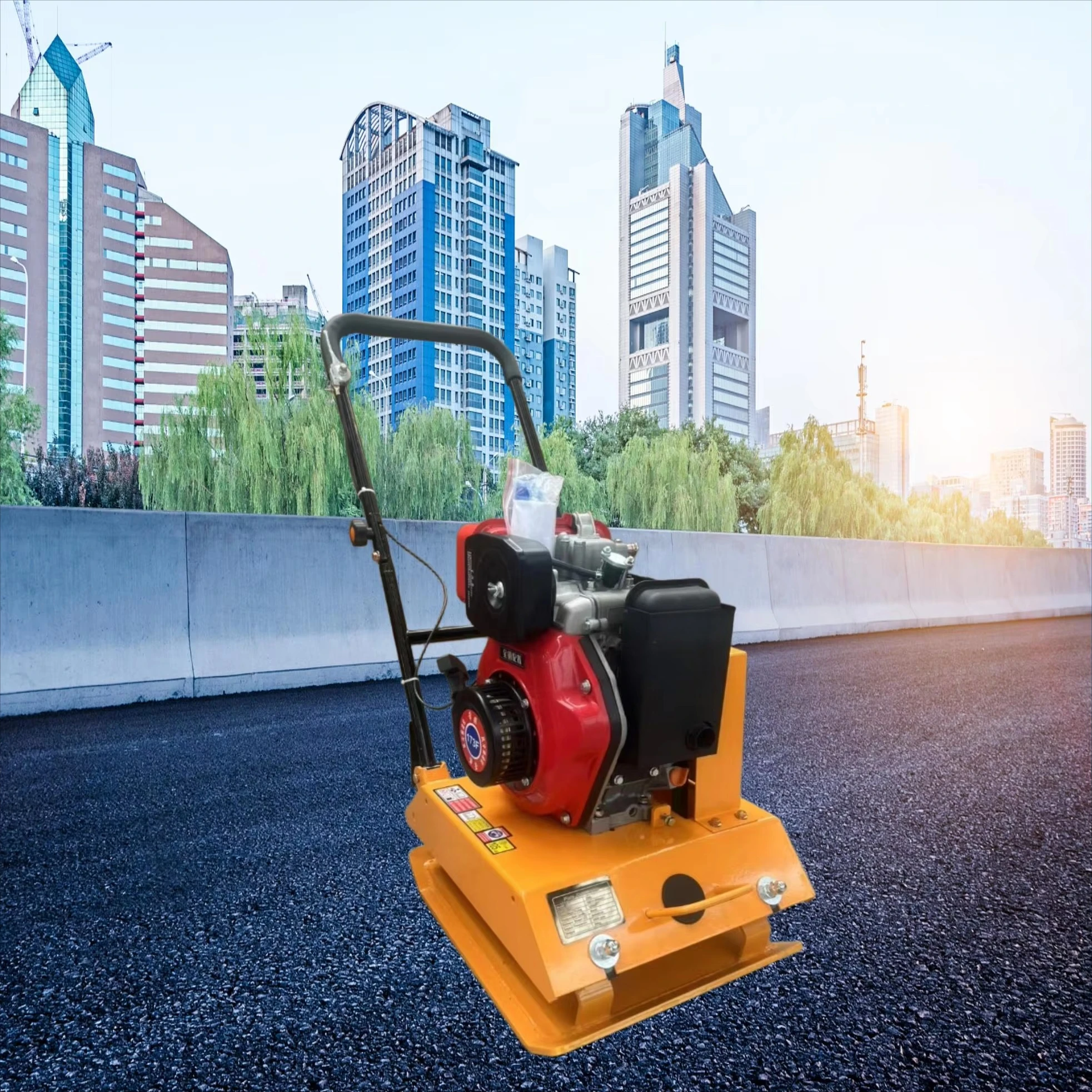 Harga Mesin Pemadat Tanah Geta - Plate Compactor Vibrator ulasan dan harga