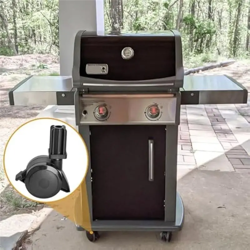Locking Caster(4Pcs) 70360 With Insert For Weber Genesis 300 Grill Parts Genesis S-310 S-320 E-310 E-320 S-330-Y79A