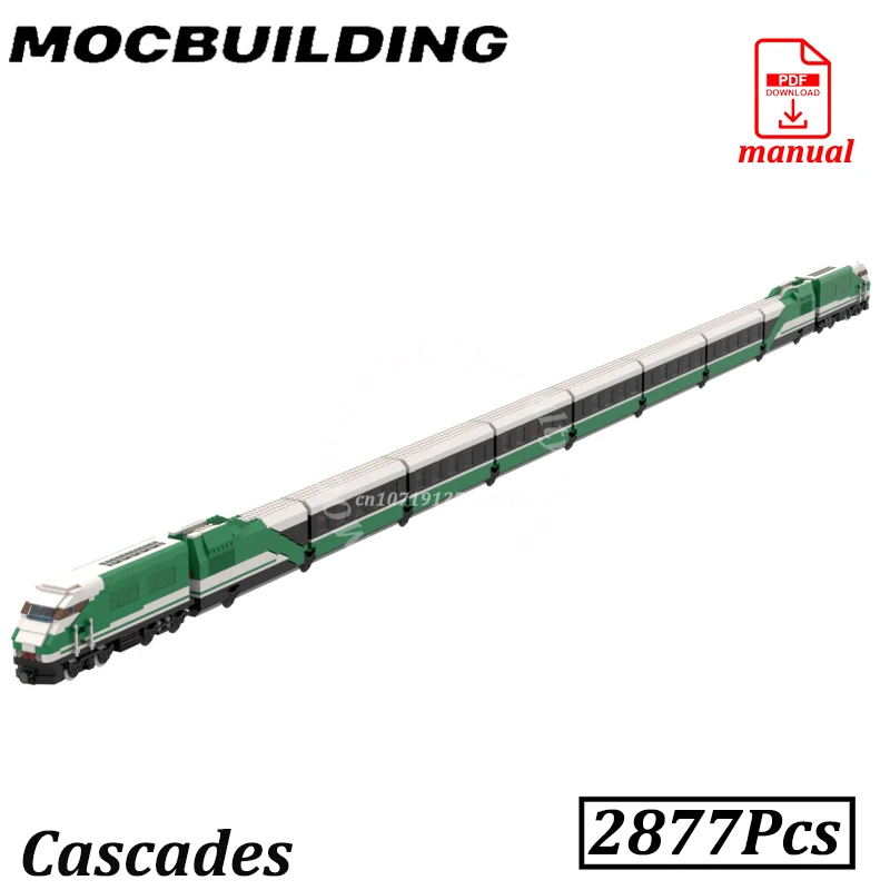 

Набор каскадных поездов, блоки, поезд, кирпичи, дисплей, модель локомотива, городская железная дорога, MOC, здание, сделай сам, строительные игрушки, подарки