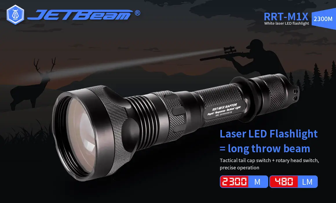 Imagem -05 - Jetbeam Laser Lanterna Led Rrt-m1x