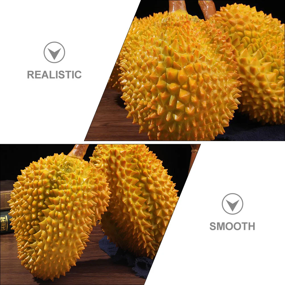 Simulated Durian Plastic Fake Fruit Decorative Artificial Model Display Desktop Lifelike