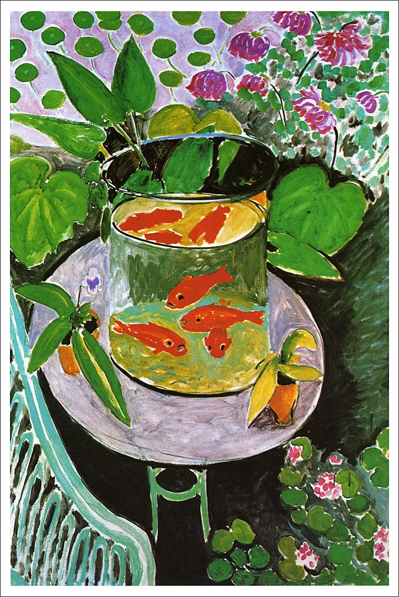 

Artist Henri Matisse Goldfish Photo Art Film Print Silk Poster Home Wall Decor