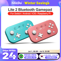 8BitDo Lite 2 Gamepads for Nintendo Switch Controller Controle for Raspberry Pi Android iOS iPadOS tvOS macOS Turtbo function