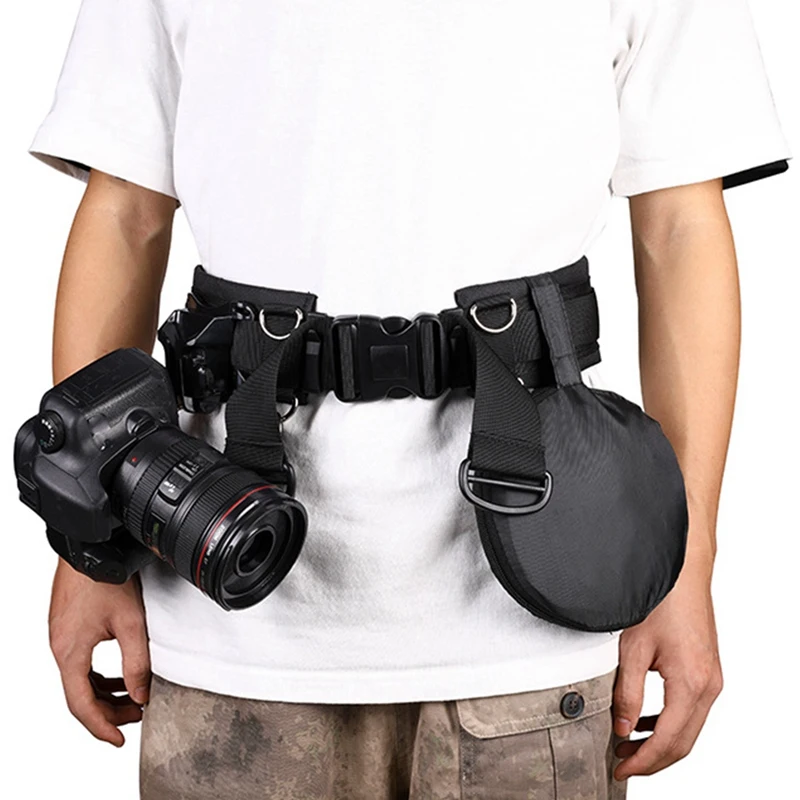 SLR Camera Fixed Belt Outdoor Hanging Buckle Storage Photography Belt Mountaineering Lens Bag Hanging Buckle Belt