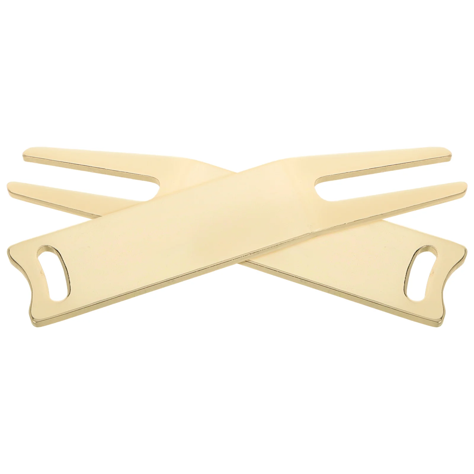 

2pcs Metal Fork Ball Mark Repair Durable Divot Repair Tool Kit Portable Golf Green Maintenance Accessories Golf Practice Tool