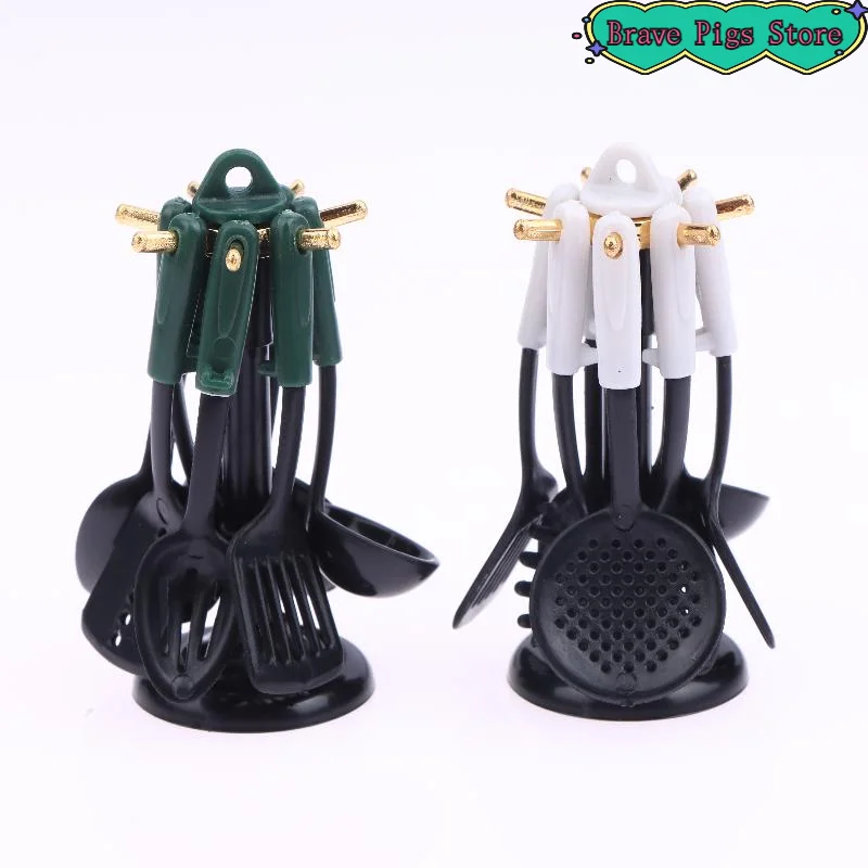 1Set Mini Spatula Utensils Model Mini Kitchenware Models Shooting Scene Props