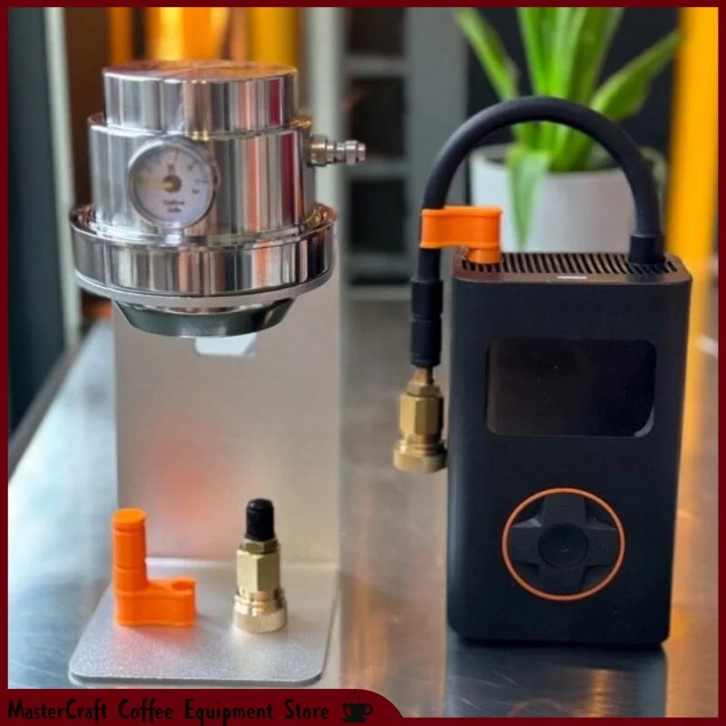 Field Force Coffee Pneumatic Espresso Maker 9Bar Constant Pressure Dual Gauge Controllable Pre Infusion Portable Coffee Machine