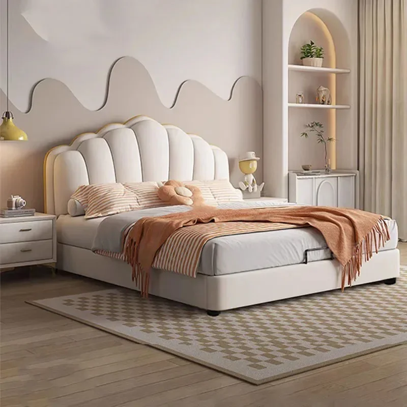 Sleeping Single Bed Fashionable Lit Designer Bed French Quality Princess Platform Apartment Camas De Dormitorio Hotel Furniture