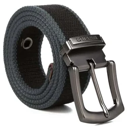 Weave canvas belt men military workout Casual Jeans Brand Belt Young student needle Buckle-Belt Male Tactical waist Belt