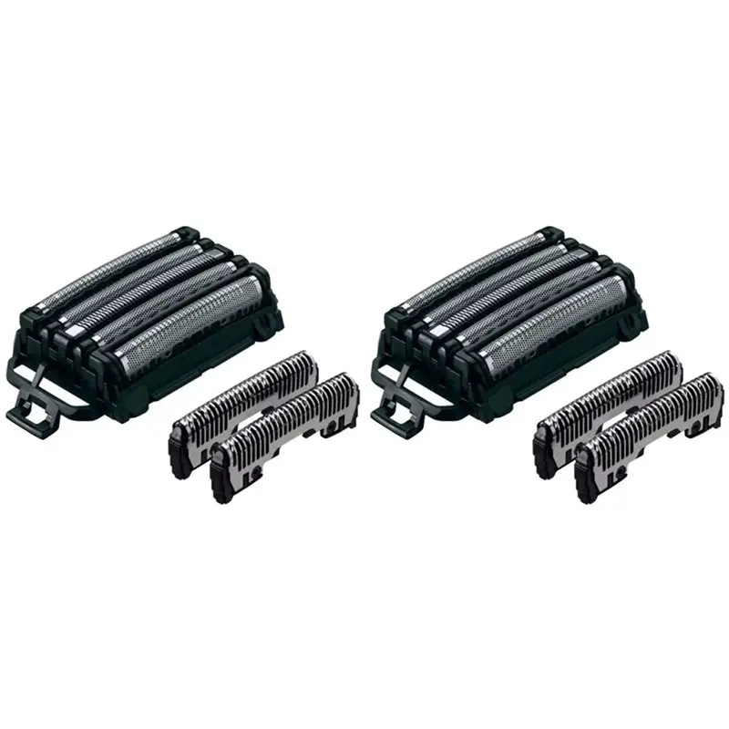 BAAO-2X Shaver Replacement Inner Cutter & Foil For Panasonic ES9032 Razor Head Electric Shaver Foils Set For Men's Grooming