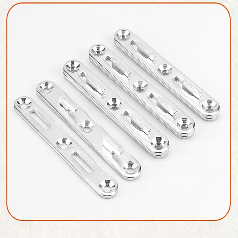 Bed Hinges Inserts Invisible Hinges Solid Wood Hooks Fixing Accessories Screws Buckles Furniture Hardware