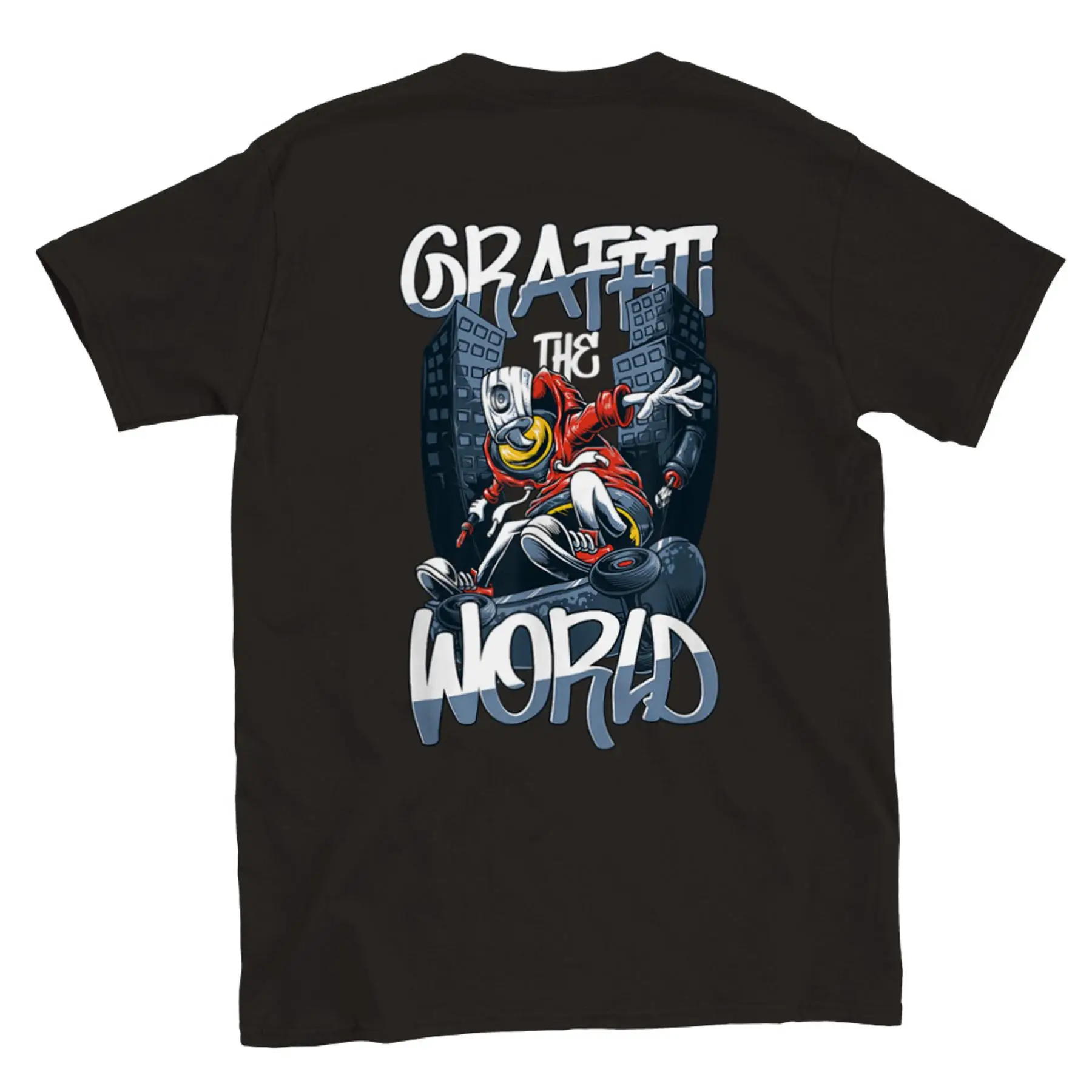 

Классическая футболка унисекс с круглым вырезом Graffiti the World