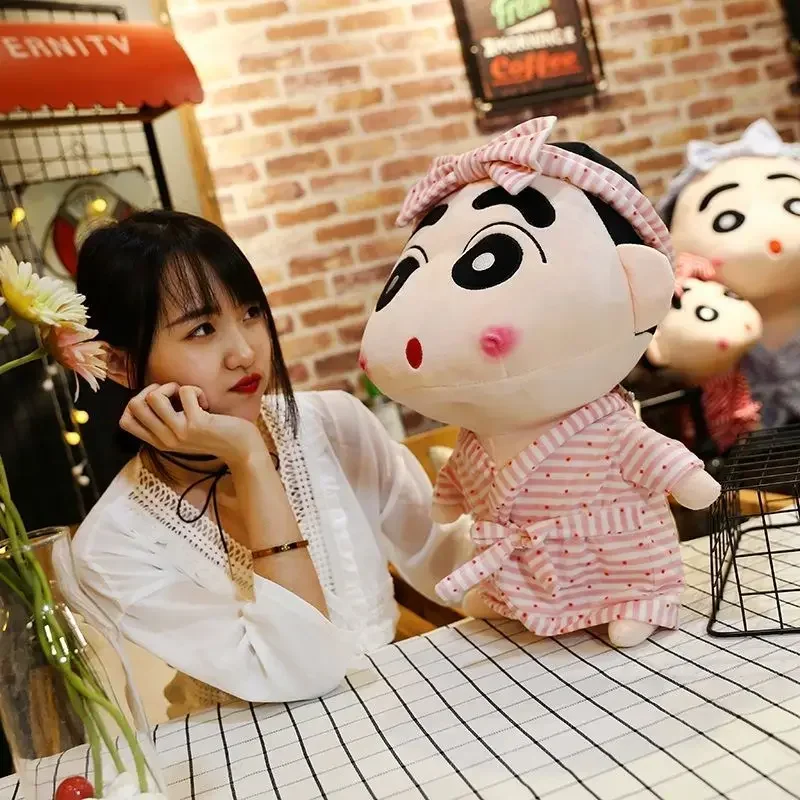 75CM Big Size Crayon Shin-chan Speelgoed Cartoon Anime Karakter Woondecoratie Ornamenten Jongens en Meisjes Vakantiecadeau Collectie