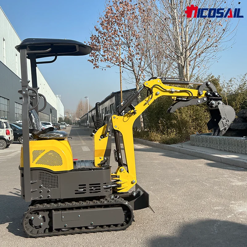 

High Power Mini Excavator OKW08 7.6Kw KOOP Engine Rubber Tracks for Engineering Construction