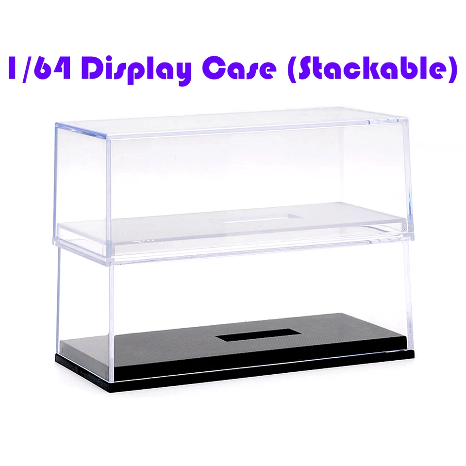 SUPVOX Vitrine pour voitures miniatures : échelle 1:64 en plastique transparent anti-poussière avec base – Idéal pour le rangement de voitures jouets et l'exposition de véhicules de collection SUPVOX Vitrine pour voitures miniatures : échelle 1:64 en plastique transparent anti-poussière avec base – Idéal pour le rangement de voitures jouets et l'exposition de véhicules de collection