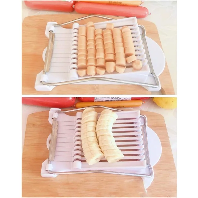 Cutting Machine Luncheon Meat and Egg Cutting Stainless Steel Multifunctional Food Banana Strawberry Slicer Kitchen Tools