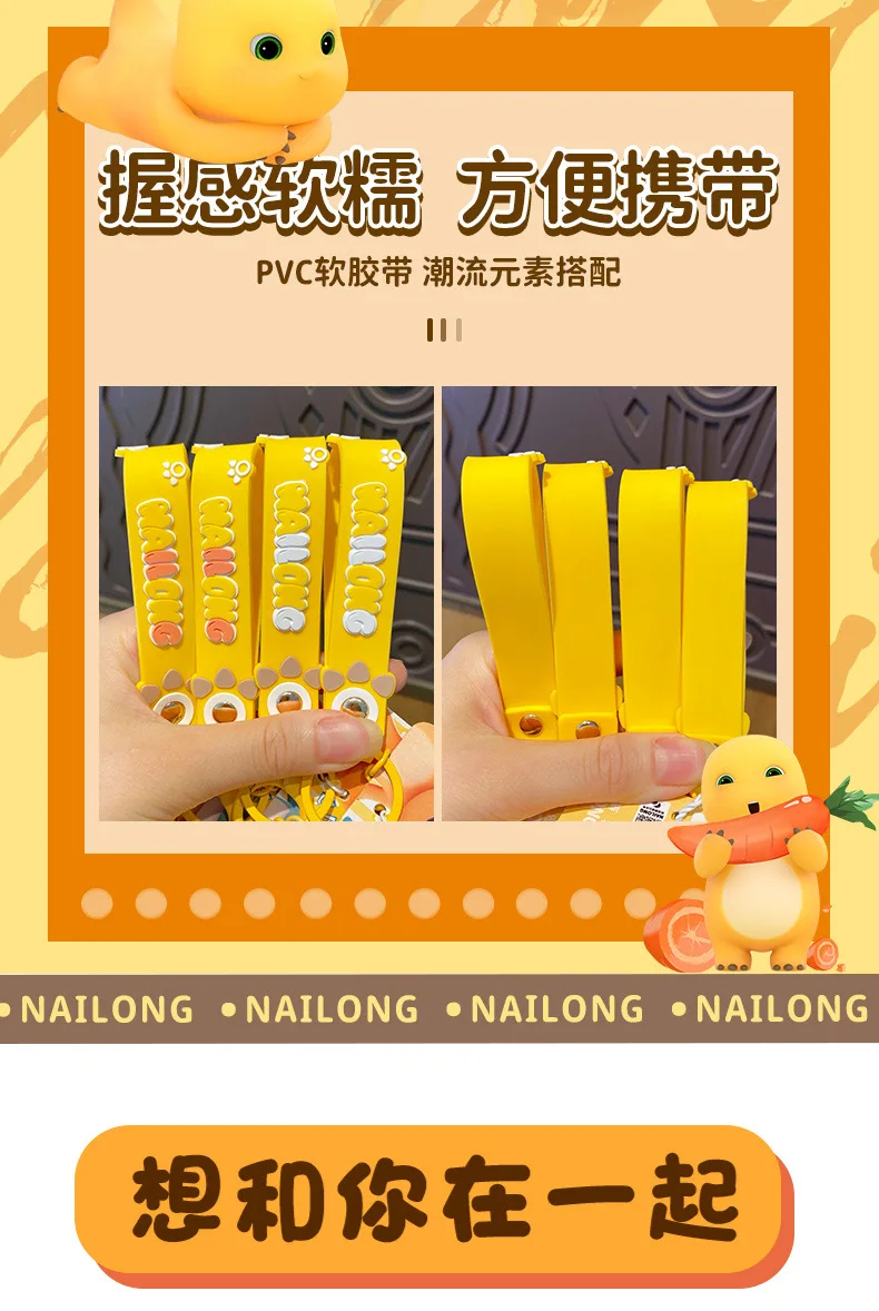 Cartoon Nailong Schlüsselanhänger Kawaii Milchdrache Schultasche Dekorativer Anhänger als Geburtstagsgeschenk für Ihre Freundin – Detail 6
