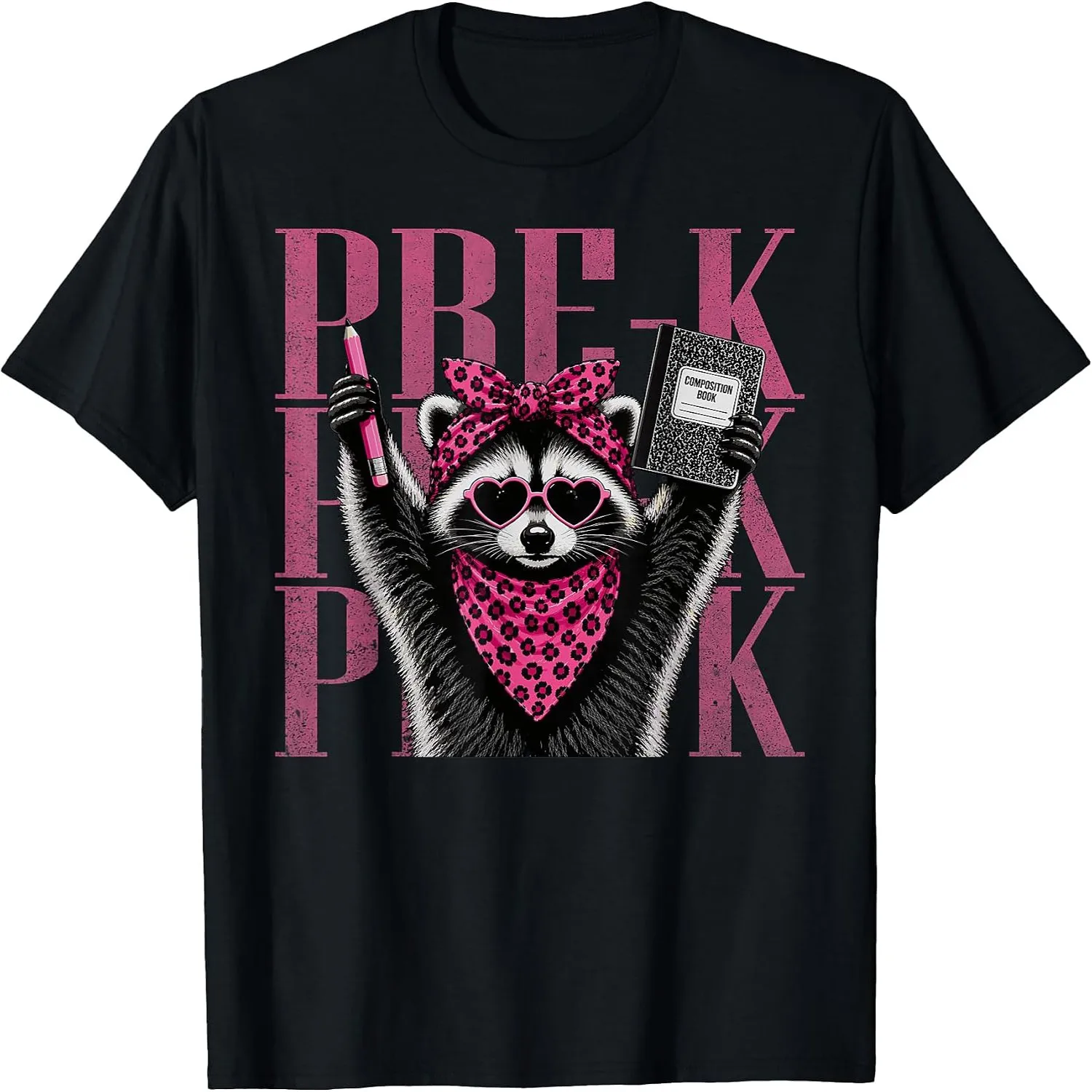 Pre-K Teacher First Day Pre K Raccoon Back to School Women T-Shirt