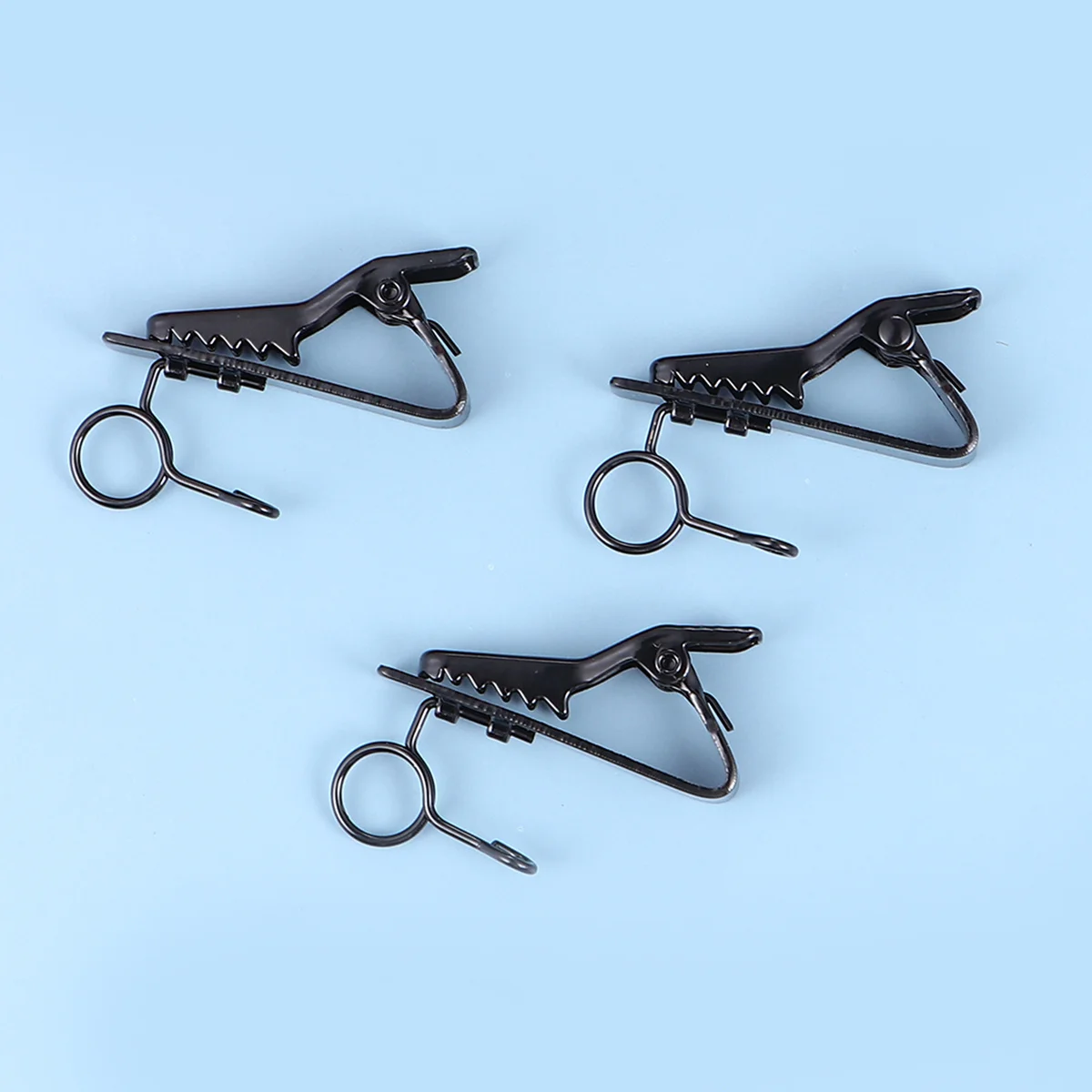 

12Pcs Metal Lapel Clip for Microphone Voice Recording Video Call Online Singing Mic Clip Lavalier Mount Tie Pin Iron Holder