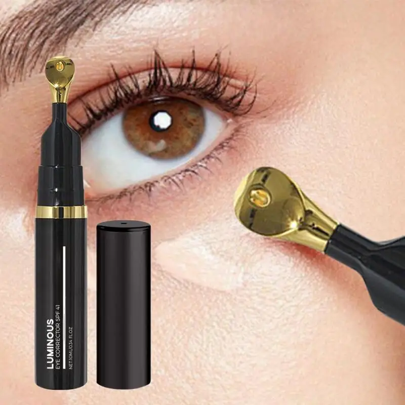 Concealer unter den Augen, wasserfester Concealer, vollständige Abdeckung mit Schwammspitzen-Applikator, aufbaubare Farbkorrektur, Gesichts-Make-up, verdeckt