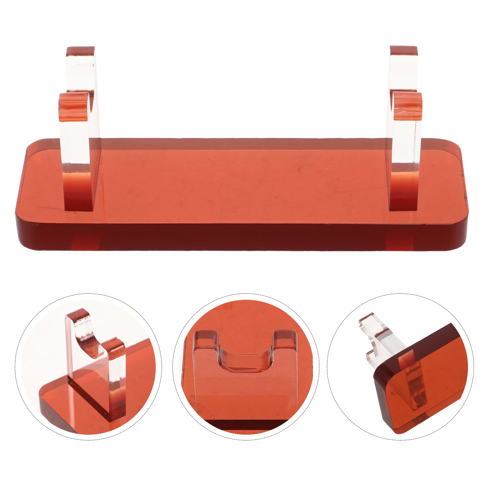 

Multifunctional Holder Stand for Desk Pen Display Rack Acrylic Pen Organizer Storage Box Antiroll Anti-Fall Sturdy Lightweight