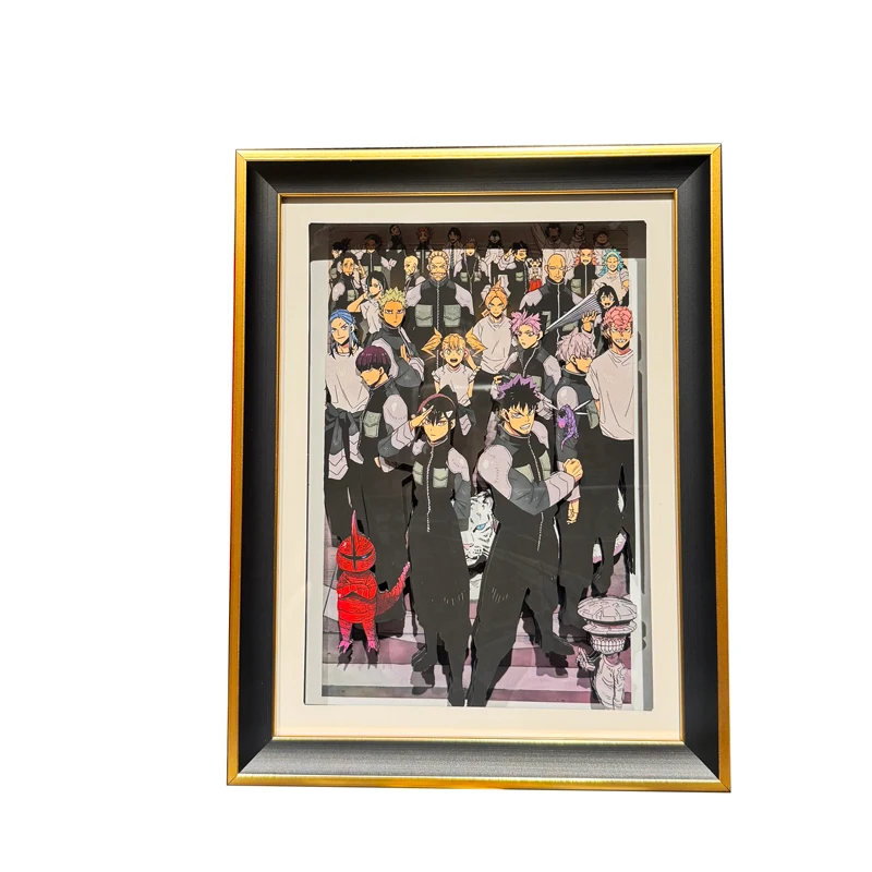 Новый Kaiju No.8 ручная работа 3D художественная живопись мультфильм Кафука фигурка настольный орнамент фанаты коллекционные подарки