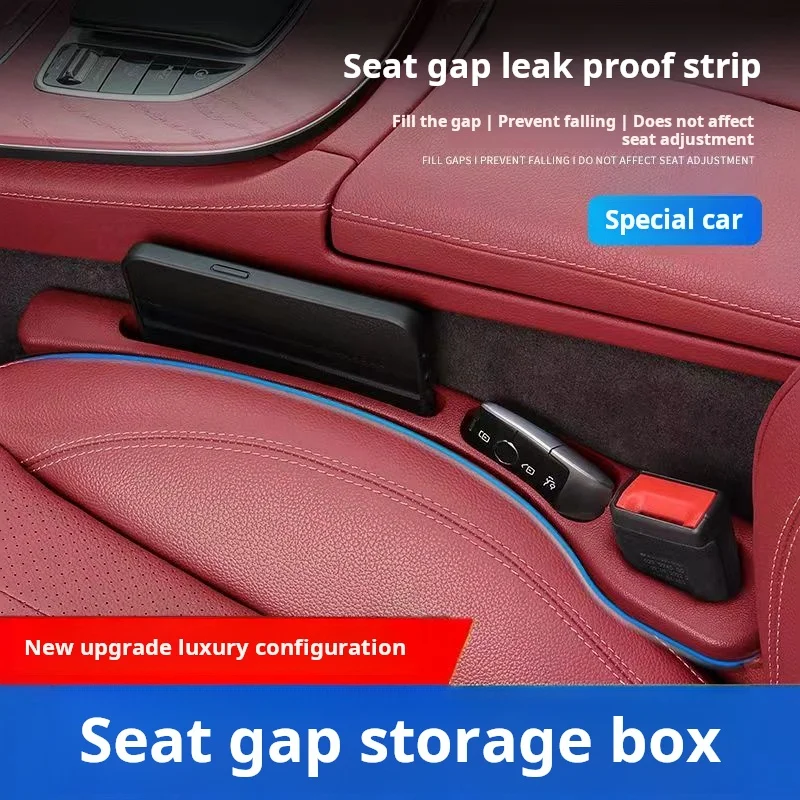 

2Pcs Car Seat Gap Filler Side Seam Plug Strip Leak-proof Filling Strip Car Seat Gap Interior Universal Decoration Supplies