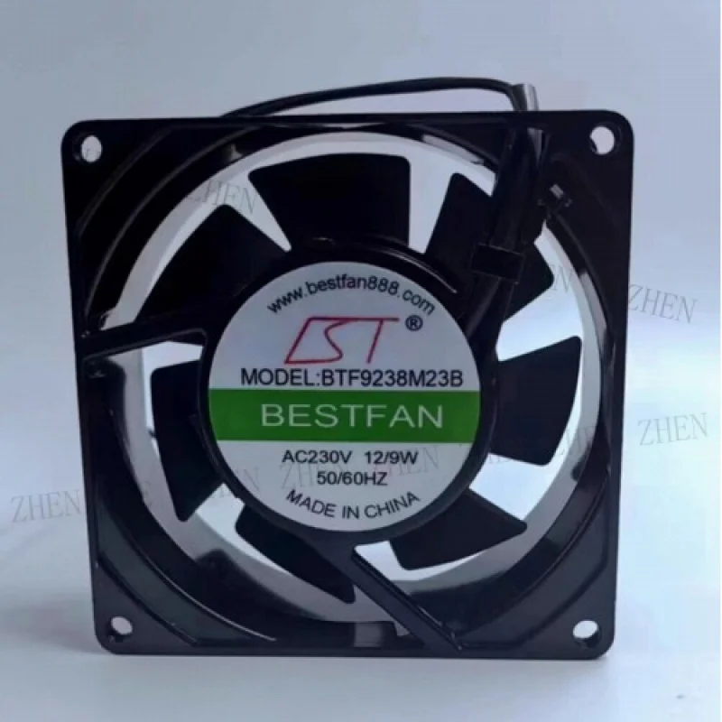 

Y для BESTFAN 9238 BTF9238M23B 230 В 12/9 Вт охлаждающий вентилятор переменного тока 9 см 2 контакта
