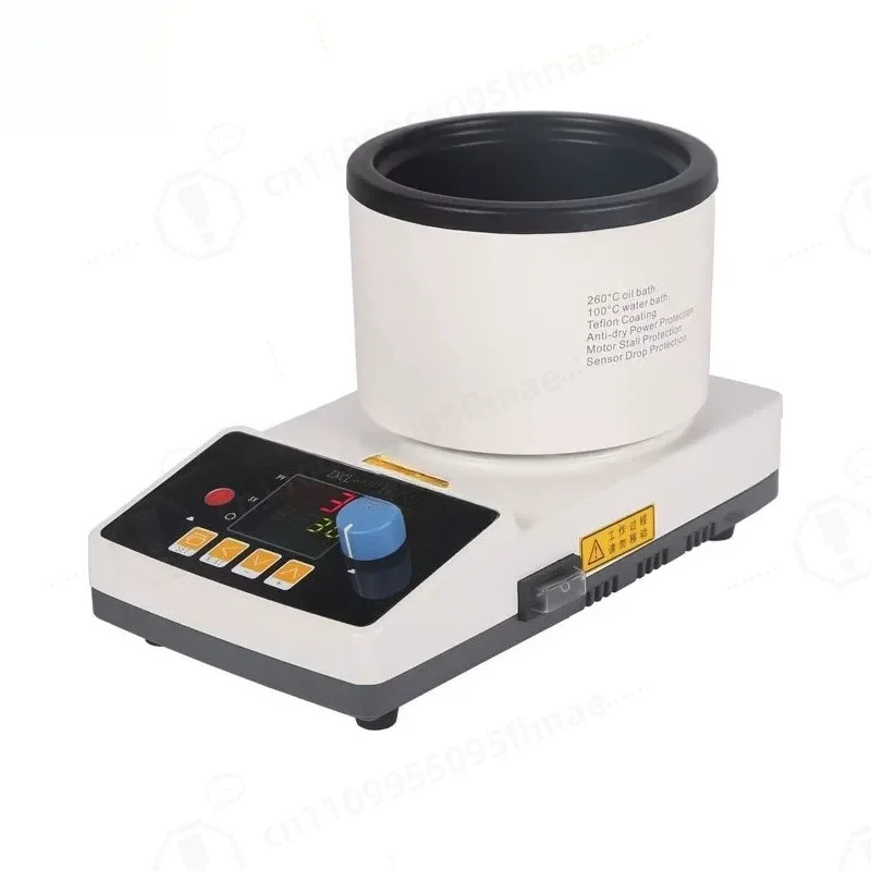 Digital Magnetic Stirrer Heating Pot Constant Temperature Water Oil Bath Intelligent Digital Display Lab Heating Stirring