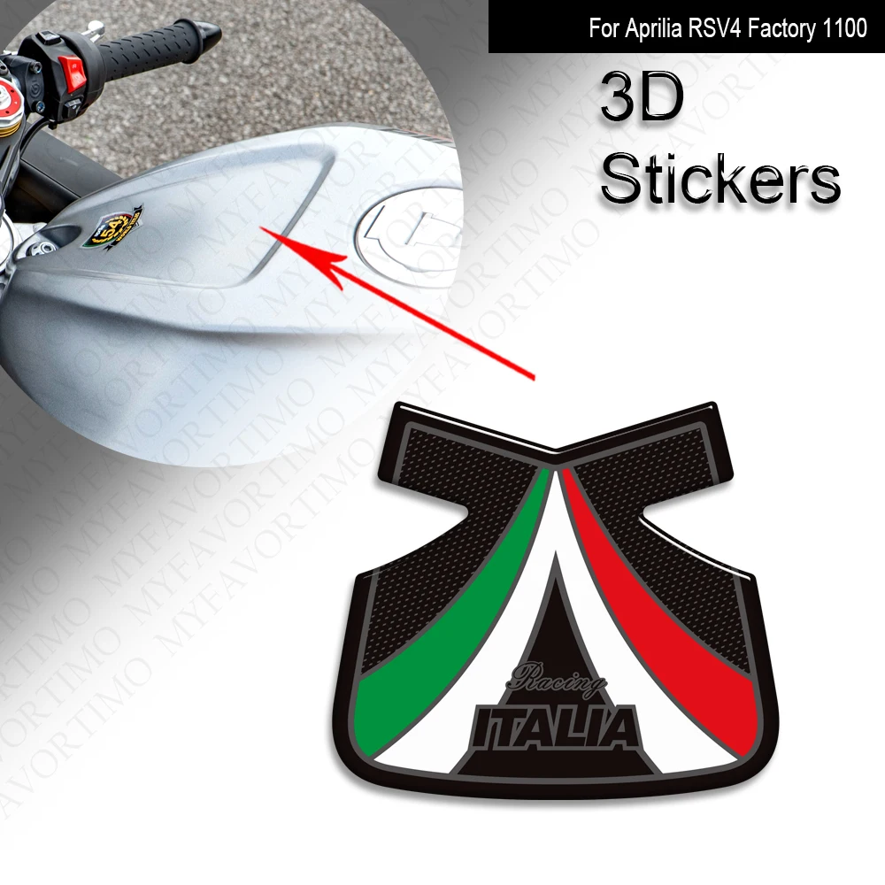 دراجة نارية خزان وسادة غطاء حامي الشارات لأبريليا RSV4 مصنع 1100 خزان الوسادة السيطرة الغاز الوقود عدة الركبة هدية الحاجز ملصقات