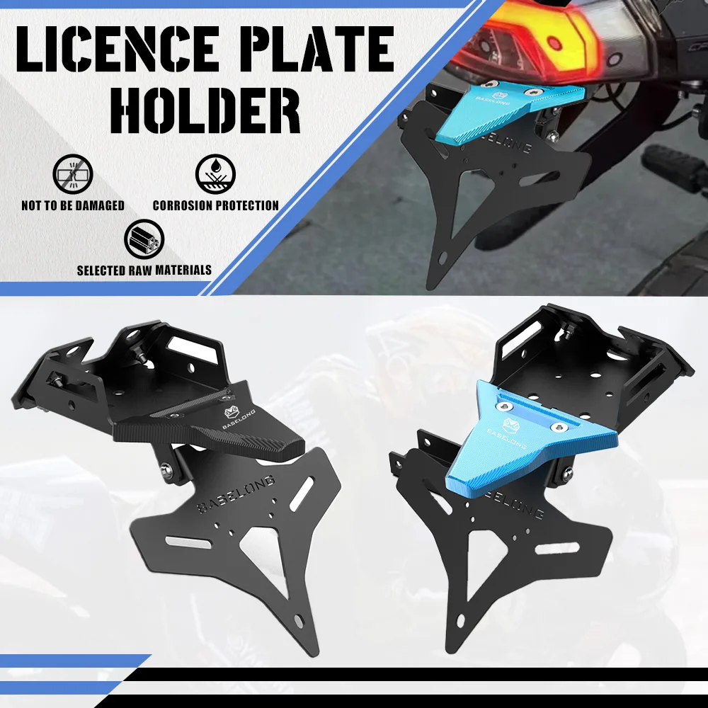 

FOR CFMOTO CF 675SR/SR-R 675SS 675NK 2024-2026 500SR 2026-2028 License Plate Holder Bracket Rear Tail Tidy Fender Eliminator Kit