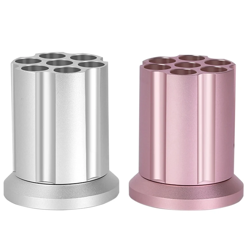 

Aluminum Alloy Pen Holder, Office Round Pen Holder That Can Be Rotated 360 Degrees, Students Put Pen Utensils