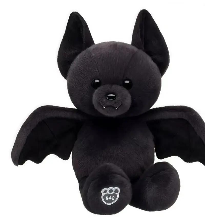 40 سنتيمتر بناء الدب ألعاب من نسيج مخملي الهيكل العظمي الخفافيش أوزبورن الرسمية روك ستار تحصيل محشوة الحيوان مع المسامير المعدنية هدية الهالوين #3