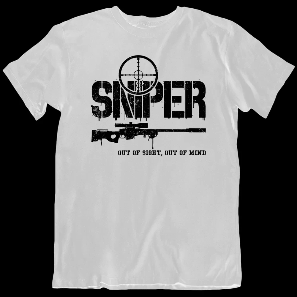New Short Sleeve Casual Cotton O-Neck Summer Shirts SNIPER US Army Special Force Seals Para Sas Men T Shirt harajuku oversized