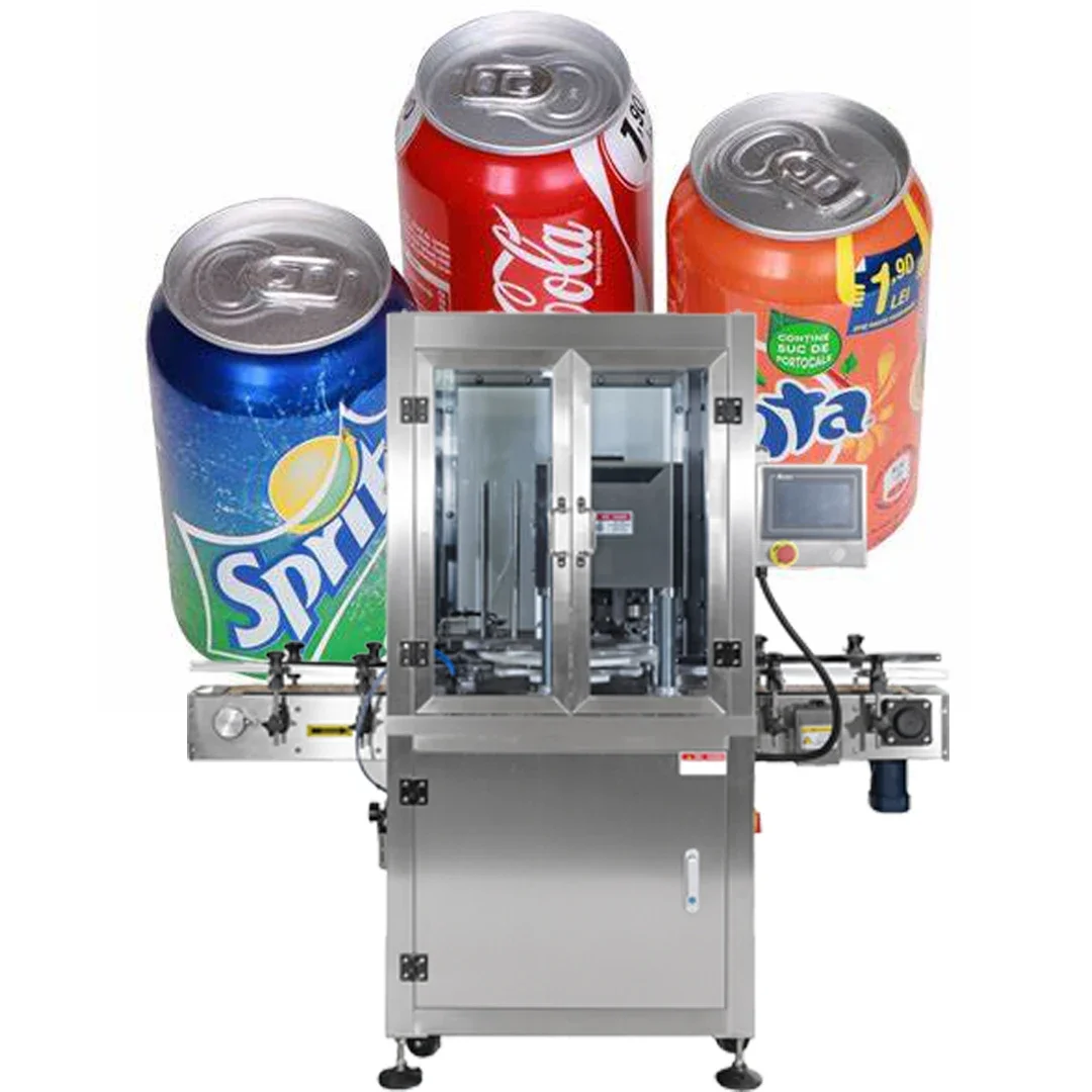 Máquina seladora de latas de bebidas, seladora automática de latas de cerveja, cola