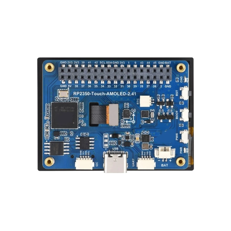 RP2350 2.41in Placa do controlador exibição toque com 21 GPIO PIN e ONBOLORES CARRING CIRCUITO 83CF